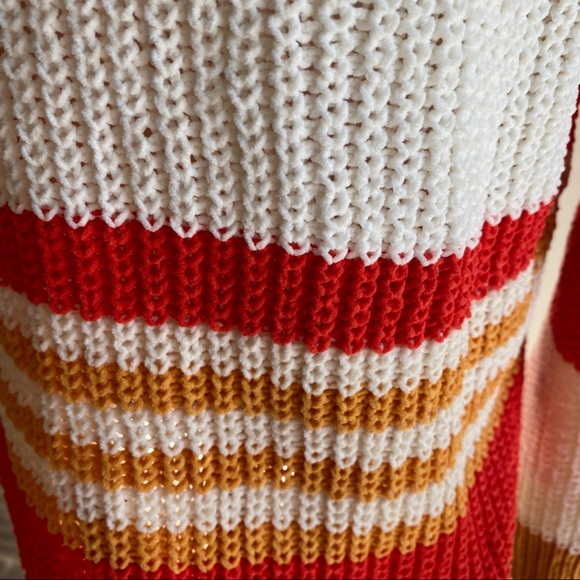 Oversized Colorful Striped Sweater - Picture 8 of 11